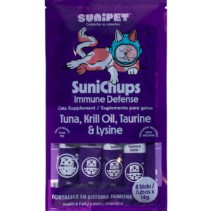 Suplemento SuniChups Immune Defense -Bolsa de 56 gr - 4 sticks de 14gr c/u