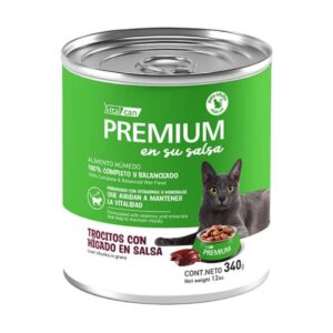 VITAL CAN PREMIUM LATA  CAT ADULTO HIGADO  340gr