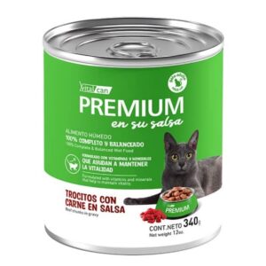 VITAL CAN PREMIUM LATA CAT ADULTO CARNE 340GRS