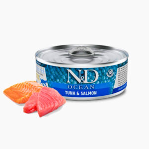 N&D Ocean Gato ADT Lata Atún & Salmón  70 g