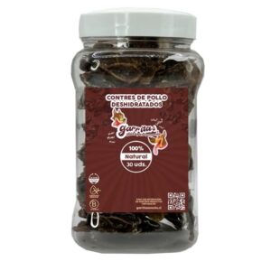 Snack Contres de Pollo Deshidratados - Tarro de 30 Uds