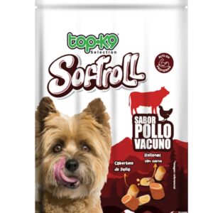 Topk9 Softroll - Snack Pollo Vacuno 40g