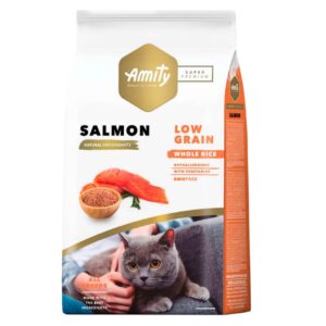 Amity Super Premium Low Grain Salmón Adult Cat 2kg.