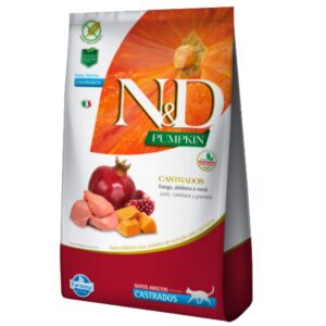 N&D Gato Adulto Castrado - Calabaza, Pollo y Granada 1.5 kg.