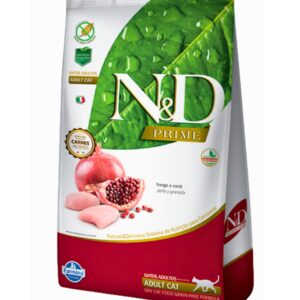 N&D Prime Feline Adult Pollo y Granada 7.5 kg.