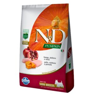 N&D Pumpkin- Canine Adult Raza Pequeña - Pollo 2,5 kg.