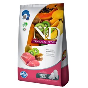 N&D Tropical Cerdo— Canine Adult Medium & Maxi  12 kg.