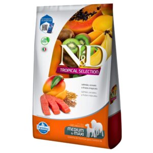 N&D Tropical Canine Adult Medium & Maxi - Salmón 12 kg.