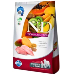 N&D Tropical Canine Adult Medium & Maxi - Pollo 10 kg.