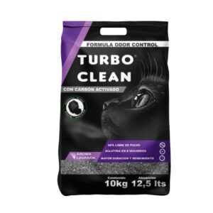 Arena Turbo Clean- Carbon Activado Lavanda 10 kg.