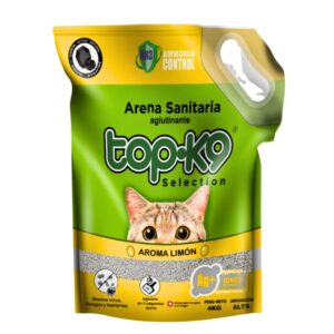 Arena Aglutinante - TOP K9 Aroma Limón - 4 kg.