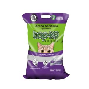 Arena Aglutinante TOP K9 - Aroma Lavanda 10 kg.