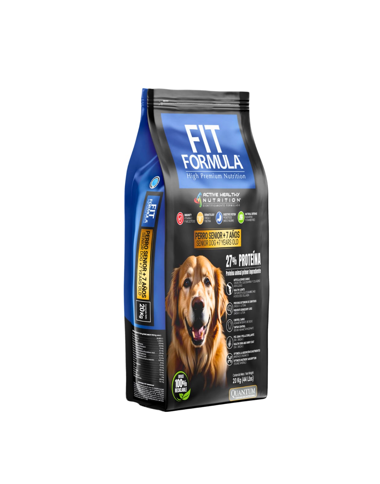 Alimento Fit Formula Perro Senior – 20 kg.